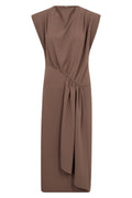 Falcon Pleat Dress 46025 | Walnut | Kjole fra Co'couture