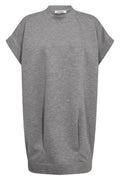 Lancecc Sweat Dress | Grey Melange | Kjole fra Co'Couture – nedsat