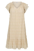 Michacc Sunrise Crop Dress | Bisquit | Kjole fra Co'Couture