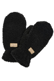 Marta Teddy Mitten | Black | Gloves fra Marta du Chateau