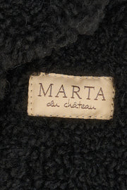 Marta Teddy Mitten | Black | Gloves fra Marta du Chateau