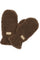 Marta Teddy Mitten | Dark Brown | Gloves fra Marta du Chateau