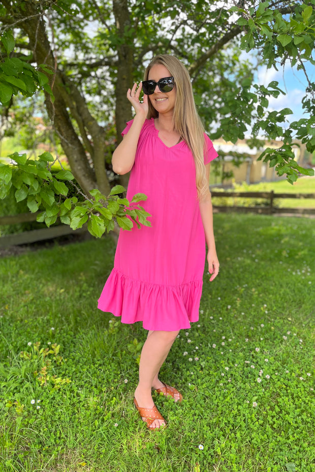 Sunrise Crop Dress | Pink | Kjole fra Co'couture