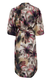 Filora Dress | Plum Flower | Kjole fra Black Colour