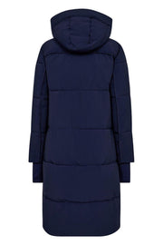 Ollie Terma Long Coat | Maritime Blue | Jakke fra Mos Mosh