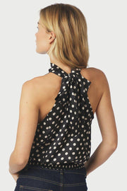 Jos Dot Top | Black | Bluse fra Neo Noir