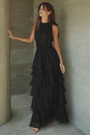 Marli Glitz Dress | Black | Kjole fra Neo Noir