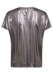 Nivola O-neck Metallic Tee | Mockingbird | T-shirt fra Mos Mosh