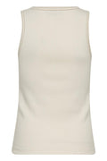 Ara Rib Tank Top | Ecru | T-Shirt fra Mos Mosh