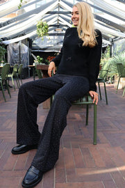Henne Wide Pants | Black Diamond | Bukser fra Liberté