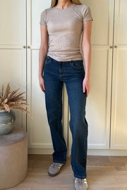 Molly Jeans | Dark Blue Denim | Jeans fra French Laundry