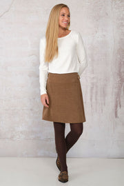 Magnolia Skirt 2669 | Brown | Nederdel fra Prepair