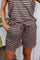 Alma Shorts | Brown Stripe | Shorts fra Liberté