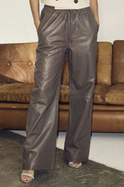 Phoebe PullOn LeatherPant 31243 | Elephant | Bukser fra Co'couture