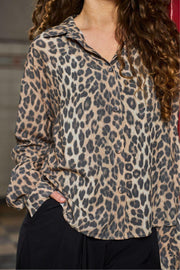 Elisa Shirt | Leo | Bluse fra Black Colour