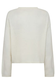 Mape O-Neck Knit | Ecru | Strik fra Mos Mosh