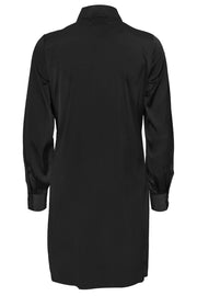 Tie Ls Shirtdress | Black | Kjole fra Liberté