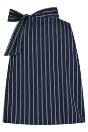Veda Double Stripe Top | Navy | Bluse fra Neo Noir