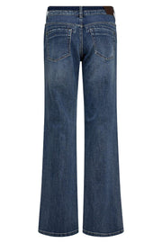 Marlena Nolla Jeans Long | Blue | Jeans fra Mos Mosh