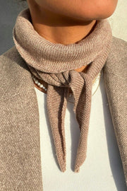 Misty Knit Scarf | Beige Melange | Tørklæde fra Neo Noir