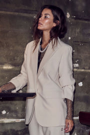 Vola Ring Single Blazer 30245 | Bone | Blazer fra Co'couture