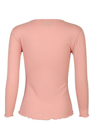 Rundhalsbluse von Natalia L. | Dusty Rose | Bluse von Liberté