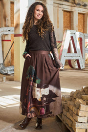 Blair Ls Lace Blouse | Black | Bluse fra Black Colour