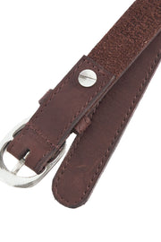 Belts 16130 | Dark brown | Bælte fra Depeche