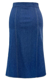 Asta Ashape Skirt | Blue Denim | Nederdel fra Liberté