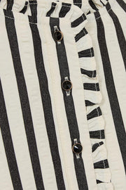 Noto Blouse 204913 | Star Off-White W. Black | Bluse fra Freequent