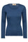 Elaine O-LS Seamless Tee | Ensign Blue | T-shirt fra Mos Mosh