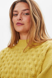 Tray Pullover | Cress Green | Strik fra Freequent