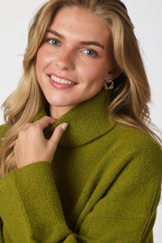 Naline Knit Blouse | Sage Green | Strik fra Neo Noir