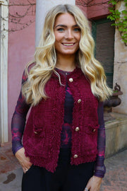 Coco Vest | Bordeaux | Vest fra Liberté