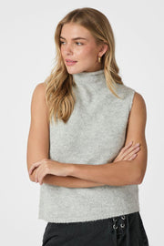 Odelia Knit Top | Light Grey | Strik fra Neo Noir