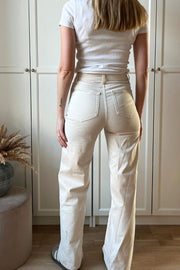 Nara Jeans | Cream | Jeans fra French Laundry