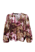 Sherwood Blouse 41277 | Plum | Black Colour