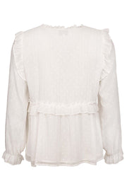 Nartina Ls Blouse | Offwhite | Bluse fra Liberté