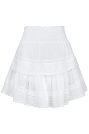 Kenia S Voile Skirt | White | Nederdel fra Neo Noir