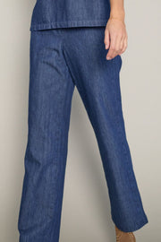 Bai Denim Pant Regular | Dark Blue | Bukser fra Mos Mosh