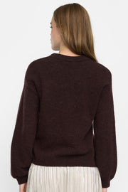 SRAllison Knit | Chocolate Plum Melange | Strik fra Soft Rebels