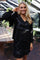 Nor Ls Frill Blouse | Black Sequins | Bluse fra Liberté
