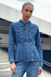 Cintura Odak Shirt | Blue | Skjorte fra Mos Mosh