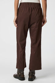 Yana Poplin Pants | Dark Brown | Bukser fra Neo Noir