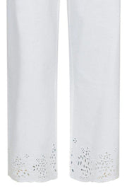 William Embroidery Pants | White | Bukser fra Neo Noir