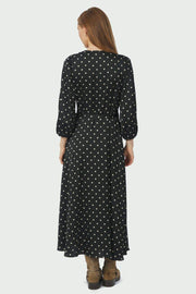 Malinga Dot Dress | Black | Kjole fra Neo Noir