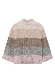 Lucy cable knit 54431 | SandStone | Strik fra Gustav