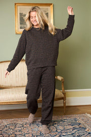 Dea Sweat Pant | Dark Leopard | Bukser fra Black Colour