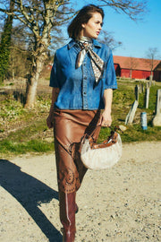 Henri Skirt 206374 | Mustang | Nederdel fra Freequent