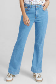Jessica Kyoto Flare Jeans | Light Blue | Jeans fra Mos Mosh